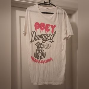 Obey graphic print tee